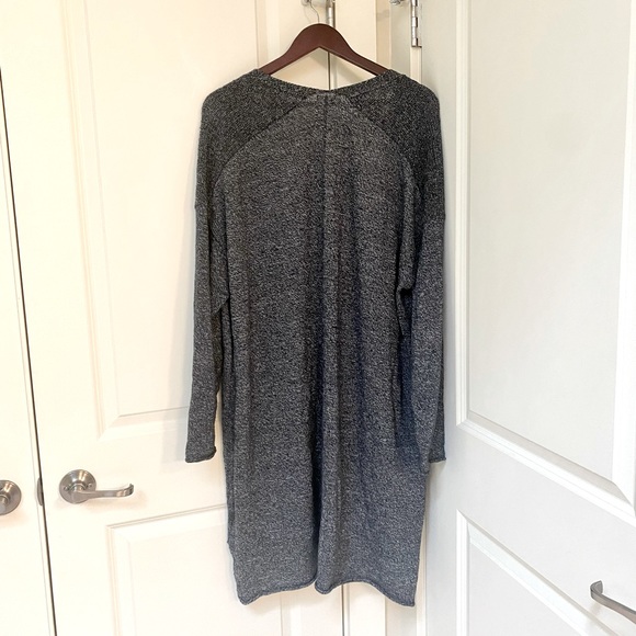 Plus Size 1x CASLON Long Cardigan, Dark Navy, Nordstrom Brand - Picture 2 of 6